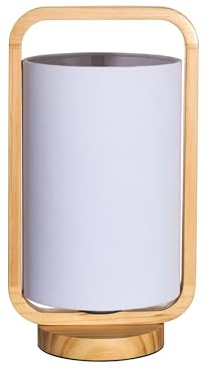Pauleen Paulmann 48317 Tischleuchte Woody Charm E27 max. 20W Holz, Weiß Tischlampe für Innen