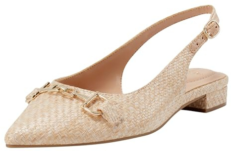 Bandolino Women's Alex Flat, Light Natural 111, 8