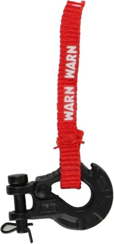 Red RC Metal Trailer Hook Winch Hook with Winch Pull Tag Decoration for 1/10 RC Crawler Car Axial SCX10 TRX4 Parts Vehicle Scale Accessories Vehicle Bodies and Scale Accessories