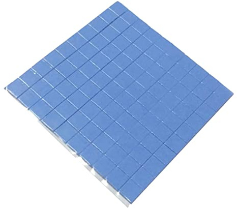 SHINEOFI 100piezas Almohadilla Térmica De Silicona para Chips IC CPU y Led Almohadilla De Conducción De para Chip De CPU Térmica De Silicona para Disipación De Electrónica
