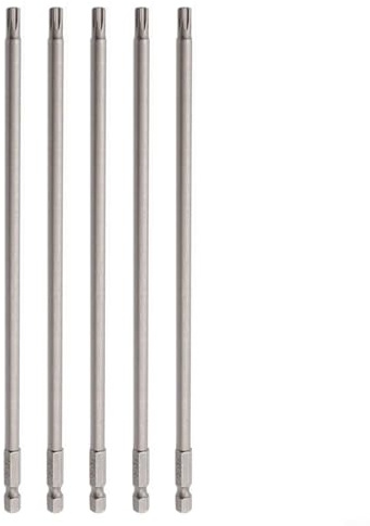 Hueco magnético de 7.78 pulgadas para destornillador Torx con vástago hexagonal T8-para T25 para destornilladores eléctricos y proyectos de bricolaje (TT15)