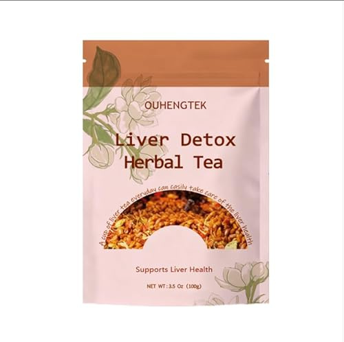 Organic Herbal Tea: Milk Thistle Dandelion Chrysanthemum & Goji Blend, 8 Natural Ingredients for Daily Wellness, Caffeine-Free, Loose Leaf Tea