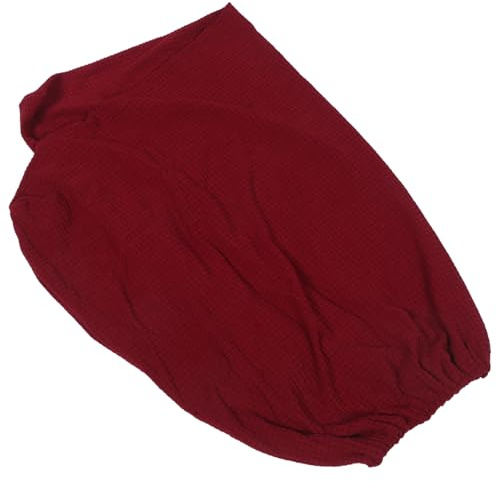 KICHOUSE Washable Polyester Radiator Heater Dust Cover Dark Red Large Size, Breathable Insulated Radiator Protection Cover for Home Bedrooms