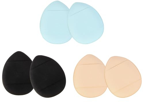 Beavorty Set 6 Mini Piumini per Cipria a Cuscino Cinghia, Spugne Morbide per Fondotinta Liquido e Polvere, Applicatore Trucco Viso Mani, Lavabili e Multiuso