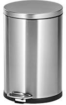 Certeo | Poubelle à pédale en inox