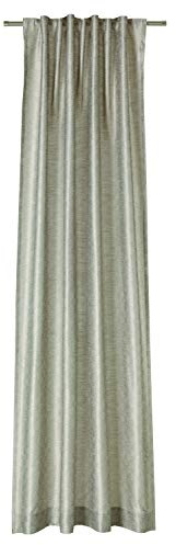 Joop! Silk Allover Vorhang mit verdeckten Schlaufen Gardinen Vorhänge Stores - Größe 130 x 250 cm - Farbe grau/beige