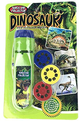 SUNNEE Torch Projector Dinosaur Unicorn Space Animal Wall Ceiling Projector Kids Play Toys Set Educational Learning Toy (Dinosaur)