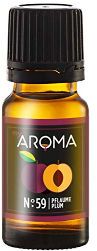 myAROMA flavour drops – Pflaume 10ml, flavour drops zuckerfrei, kalorienfrei & vegan, natürliches Lebensmittelaroma ohne künstliche Farbstoffe für Backen, Essen und Trinken, Nr. 59
