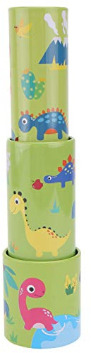 TOYANDONA Monocular Telescope Toy Hand Telescope Kids Single Science Experiment for Birthday Easter Party s Favors (Dinosaur Green)