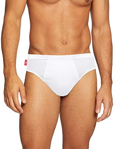 Liabel Slip para Hombre 100% Algodón (Paquete de 12 o 3) Mutande para Hombre Blancas Coloridas, Lencería para Hombre LS559, XXXXL