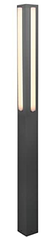 Trio Leuchten LED Außen Wegeleuchte Mitchell 473369442, Aluminium Druckguss Anthrazit, Acryl weiß, inklusiv 16.5 Watt