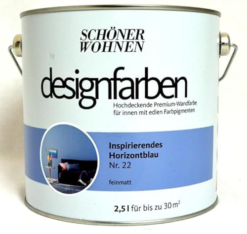 Designfarbe Inspirierendes Horizontblau Nr. 22 2,5 l