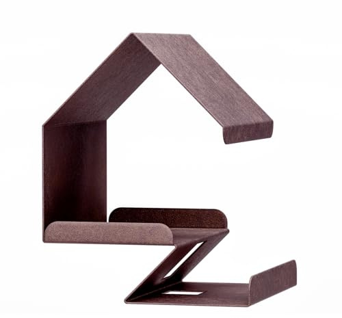 Alberts 355166 Fågelholk Kreativ | Fågelholk i stål i olika trendiga färger | Fågelholk att hänga upp eller placera | Storlek 150 x 150 x 180 mm