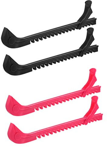 Yardwe Shoe Blades 2 Paar Eishockey- Und Eiskunstlauf-Protektoren Tragbare Schlittschuhe