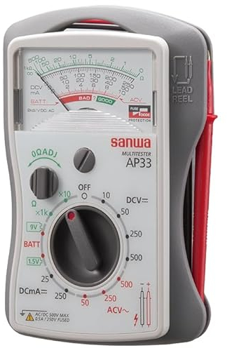 500V 250mA Kleine Taschen-Analoge Multimeter Japan Qualität SANWA AP33 Analog Taschen-Multitester Dünn Typ