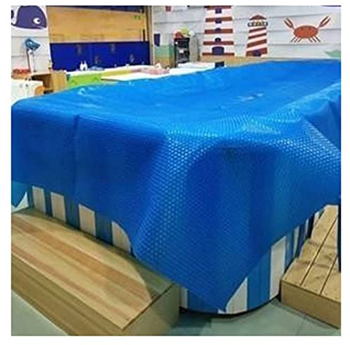 Swimming Pool Cover,Solar Pool Cover 8ft/10ft/12ft/15ft/18ft, Hot Tub Cover Solar Blanket for Frame Pools or Above Ground Swimming Pool, Blue Bubble Insulation Pools Cover (Size :