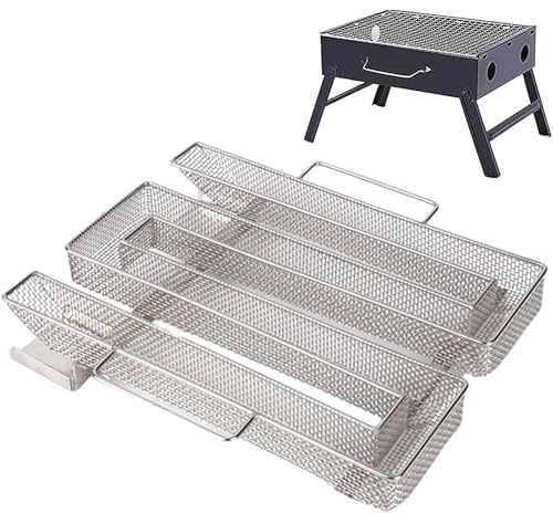Ahumador en frío - Laberinto en para ahumador en frío de acero inoxidable | Accesorios para barbacoa Ahumador frío o caliente para salmón ahumado, queso y cerdo