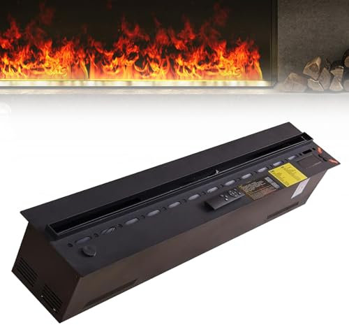 Chimenea Eléctrica Empotrada En La Pared, Humidificador Lineal Ultrafino Con Llama Realista, Luz De 7 Colores, Temporizador Y Apagado Automático Para El Hogar, El Dormitorio, La Oficina,70cm/27.5in8