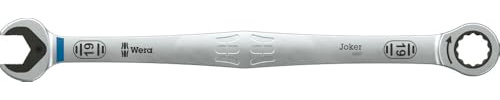 Wera 6007 Joker SB Ring Ratchet Spanner, Long Design, 19 mm - 05020354001
