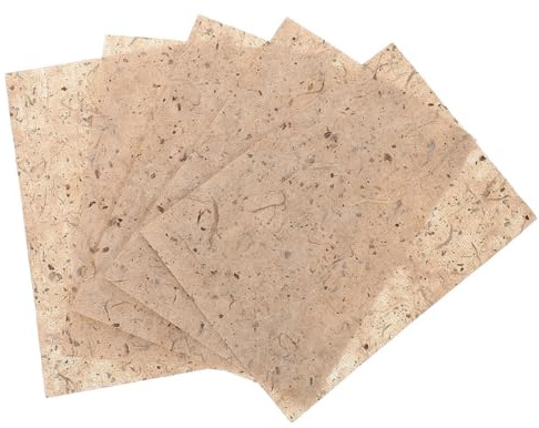 STOBAZA 20 Pezzi Carta di Decoupage in Stile Vintage, Carta Artigianale di Fibra di Gelso Beige, per Disegni e Progetti Creativi Fai-da-te