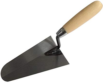 TECTOOL Truelle italienne ronde en acier avec manche en bois 180 mm 18620