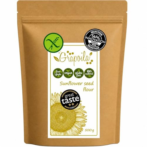 Ground Sunflower Seed Flour 500g - High Protein Keto & Vegan Powder - Gluten Free