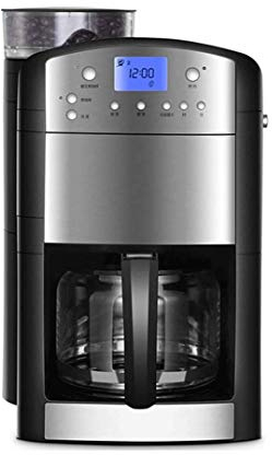 SMSOM Machine à café programmable avec Thermique Carafe, Plein Automatique fraîchement Grinded Bean Poudre à Double Usage américain de Grande capacité Goutte à Goutte Machine à café