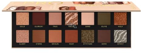 Catrice Pro Natural Spirit Slim Eyeshadow Palette, Lidschatten, Nr. 010 Neutral Elements, mehrfarbig, 16 Farben, farbintensiv, matt, metallisch, schimmernd, vegan, Nanopartikel frei (10,6g)