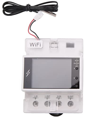 Daconovo AT4PTW WIFI Tuya Din Rail Digital Termostato regulador de temperatura de incubadora con temporizador AC220 V 100 A para calefacción