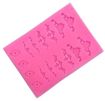 Moldes Tartas Silicona 5 Piezas De Patrón En Relieve, Encaje, Molde De Silicona, Pastel De Fondant, Molde De Borde, Herramienta De Goteo Para Hornear