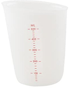 TOPBATHY Silikon-messbecher Mit Sichtbar Und Halbtransparent Flüssigkeitsbehälter Für Präzise Dosierung in Küche Und Labor Leicht Zu Reinigen Und Wiederverwendbar