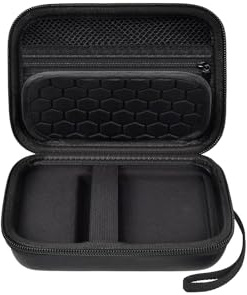 THLMT Protective Case Bag Compatible for Anbernic RG35XX RG353V RG353VS, Gaming Console Housing Shell Hard EVA Protection Cover Pouch Handheld Game Console Zipper Storage Organizer (Case Only)