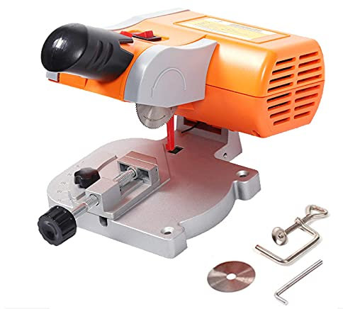 Banco sega da banco per tagli angolari, Sega da tavolo for lavorazione del legno, sega troncatrice da tavolo, macchina da taglio da 100 W, 6000 giri/min,