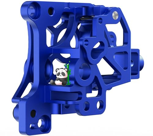 BIQU Panda Extrudeuse CNC creuse légère Coque avec les Bambu-Lab X1/P1 | pour les Engrenage d'origine et la pince Panda Al 6061 T6 en alliage d'aluminium haute