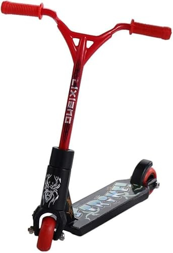 Wpppan Roter Finger-Scooter mit zwei Rädern, Skateboard-Zubehör, Partygeschenke, Fingertraining