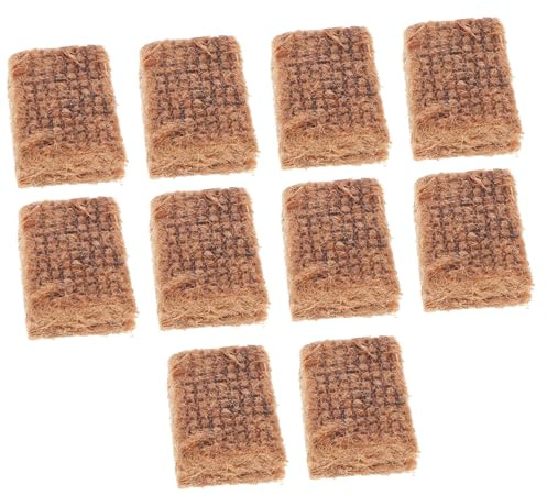 Anneome 10pcs Charcoal Starter Cubes Fire Starters for BBQ Fireplace and Campfires Lightweight and Portable Fire Igniters for Outdoor Cooking and Grilling