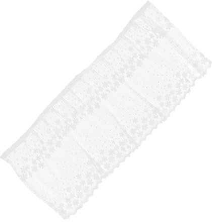 Vaguelly Air Conditioning Wind Diverter Tv Screen Protector Wall-mounted Lace Cover Curtain for Comfortable Living Space Prevents Blowing Fit for Ac and Monitors