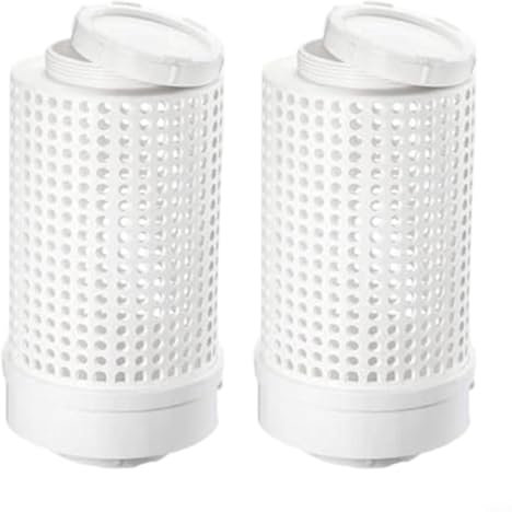 FUANA Composteur de lit pour le compostage de vers, composteur de vers, bac à compost, composteur rapide, mini composteur, tube de composteur en PVC avec couvercle (2 pièces, 160 mm)