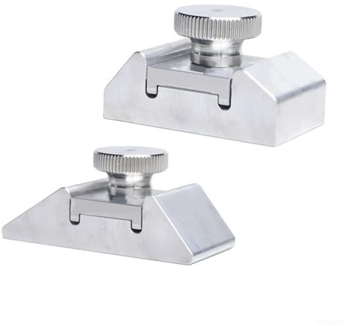 2-Piece Aluminum Sandpaper Rack Grinding Clip Set - Large And Small Angle Manual Sanding Block for Craft Edge Polishing, Workshop And Home Use