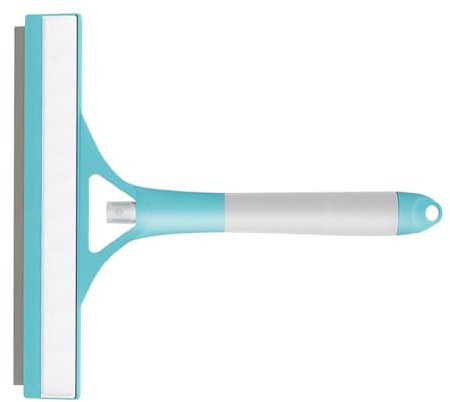 Spray Squeegee for Window Cleaning - Bathroom Glass Cleaner, All Purpose Mirror Wiper | Adjustable Nozzle, Streak-, Comfortable Grip Handle, Ideal for Shower Doors, Tables, Tiles, Home Surfa