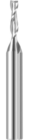 Spiralnutfräser 6mm Schaft CNC Fräser, 2-Flöte Schaftfräser Spiralfräser für Oberfräse, 6mm Schnittdurchmesser Nutfräser Holzfräser für Hartholz, Kork und Acrylmaterialien (3mm Schnittdurchmesser)