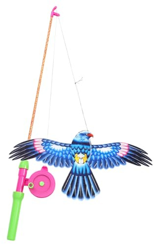 Gogogmee Cometa Fácil De Volar Caña De Pescar y Apariencia Vívida, Ligera y Portátil, Recomendada para Niños En Actividades Al Aire Libre y Playa