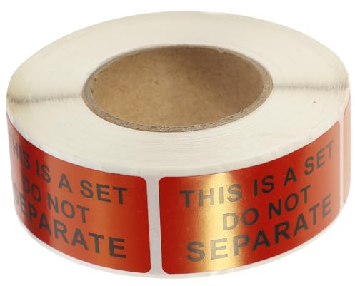 BESTonZON Autocollants d'Expédition Adhésifs 500 Pièces 254 X 508 MM Étiquettes d'Avertissement Autocollantes pour Emballage Autocollants de Précaution pour Colis et Transport