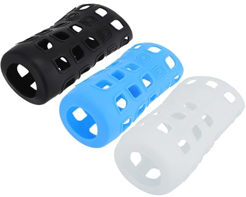 Toyvian Set 3 Pezzi Custodie per Bottiglie in Silicone Isolamento Termico, Copribottiglie Portatili Leggere e Resistenti, Manicotti per Tazze Sportive per Viaggi e attività Riutilizzabile