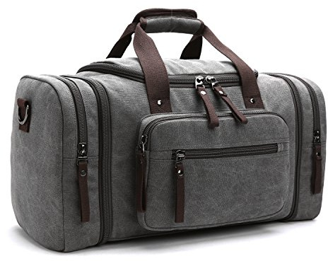 LOSMILE Bolsa de Viaje la Lona. (Gris)