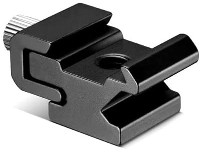 HOT SHOE MOUNT ADAPTER ADATTATORE SLITTA FLASH FORO per vita da 1/4 per cavalletti treppiedi cover contatto a caldo