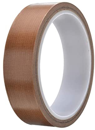 NORDOG PTFE-Band, Teflonband, hochtemperaturbeständiges Band, Isolierstoffband für Vakuumversiegelungsmaschinenschweißen, Länge 10m/32.8 Füße, Stärke 0.13mm, Breite (30mm)