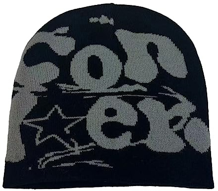 BYUTFA Y2K Hip-Hop Unisex Hut Männer Herbst und Winter Harajuku Stil Foto Requisiten Vielseitige Halloween Pile Bonnet