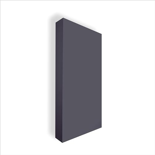 Stop Sound Pannello Acustico Fonoassorbente Bass Trap Extreme, pannelli fonoassorbenti alte prestazioni 124X64X15 Cm (Grigio scuro)