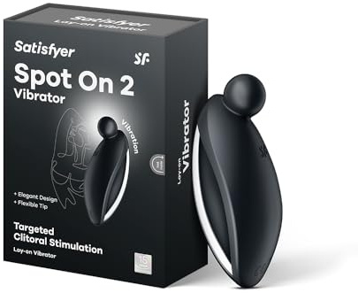 Satisfyer Spot On 2 Vibro-Masseur Puissant pour Clitoris | 12 Programmes et Rechargeable | Silicone Skin-Friendly | Étanche (IPX7) Sex Toýs Femme